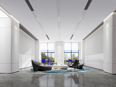 Modern reception area model