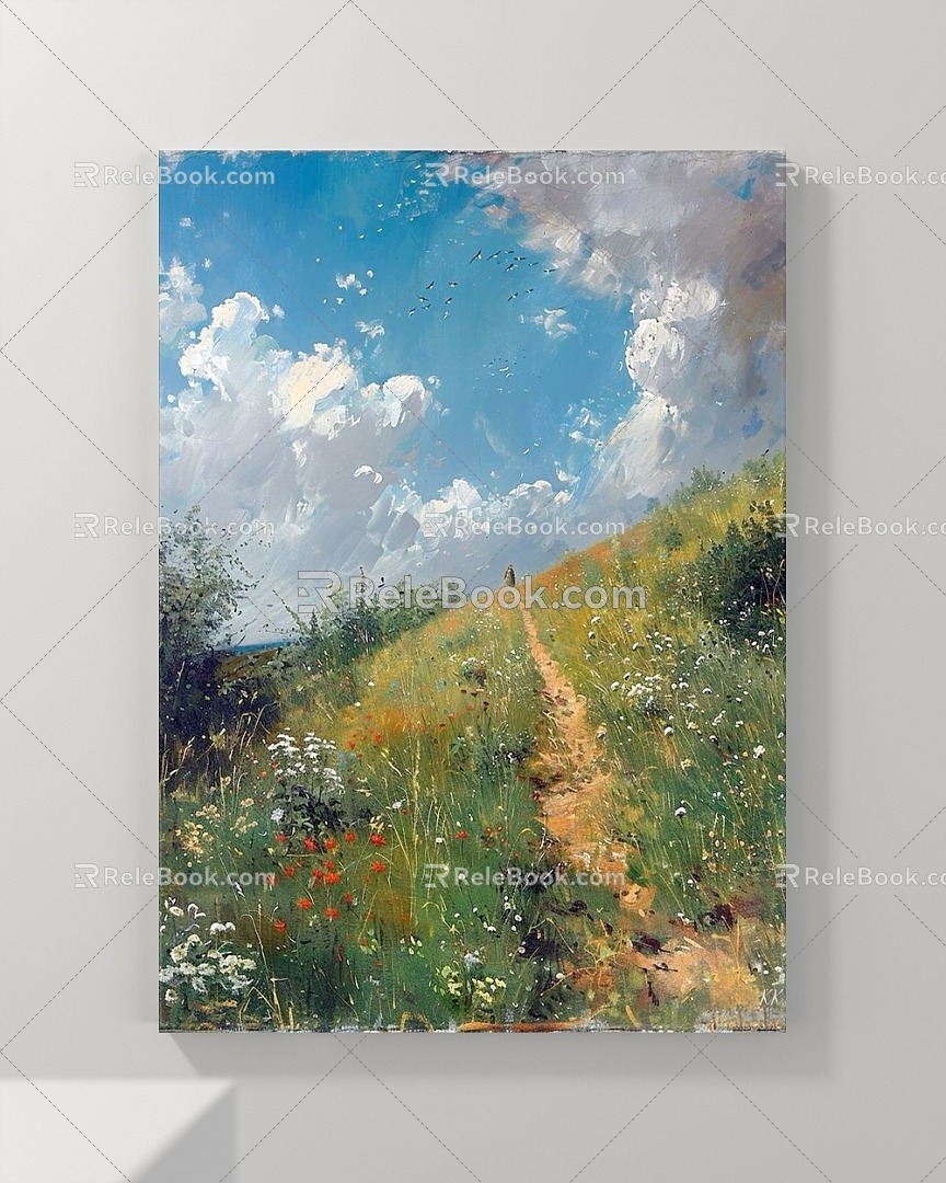 Decorative Painting Animal Painting Landscape Painting Abstract Painting Figure Painting 3d model