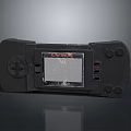 LYNX Retro Handheld Game Console With Controller Buttons Direction Pad And Screen 3d model