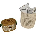 Nordic Storage Basket 3d model