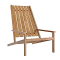 Comfortable Leisure Chair With Wooden Frame Gray Padded Cushion And Tufted Backrest