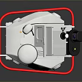 Leica Binocular Microscope With White Body And Black Eyepieces For Laboratory Use