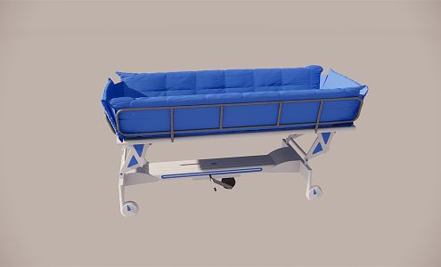 Modern Bath Bed 3d model