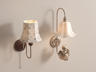 French Wall Lamp 3d model