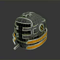 Sci-Fi Helmet Alien Helmet High Tech Helmet Game Helmet 3d model