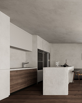 Open Kitchen 3d model