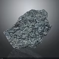 Blue Green Raw Stone With Natural Texture And Rough Surface Appearance 3d model