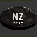 Black RHINO 2017 Rugby Ball With Official Licensed Product Logo