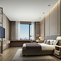 New Chinese Room Hotel 3d model