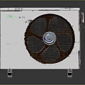 Efficient White Air Conditioner Outdoor Unit With Fan And Metal Casing For Residential Use