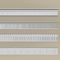 Different Plaster Cornice Designs with Classic Patterns and Corner Details 3d model