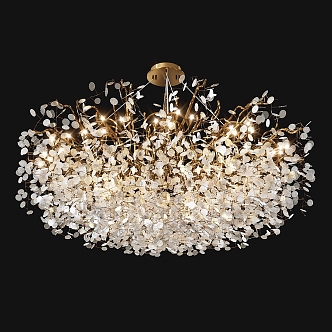 Chandelier lamp chandelier ceiling lamps electric appliances light luxury special-shaped home crystal lamp 3d model