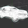 Stylish Gray SUV Exterior Design With Alloy Wheels And Front Grille Details