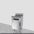 Stainless Steel Commercial Kitchen Appliance With Digital Display And Mobile Base