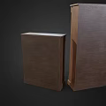 Two Wooden Bookcase Furniture With Tall And Short Designs Filled With Books