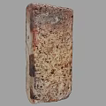 Old Red Brick With Textured Surface And Worn Edges For Construction Use 3d model