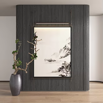 New Chinese Decorative Painting 3d model