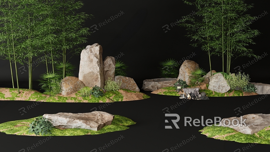 Landscape Stone Natural Stone Yellow Landscape Stone model