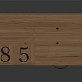 Wooden Desktop Storage Organizer With Multiple Compartments Drawer And Calendar Date