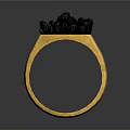 Elegant Gold Ring With Red Gemstone Unique Design Fashionable Daily Wear Accessory