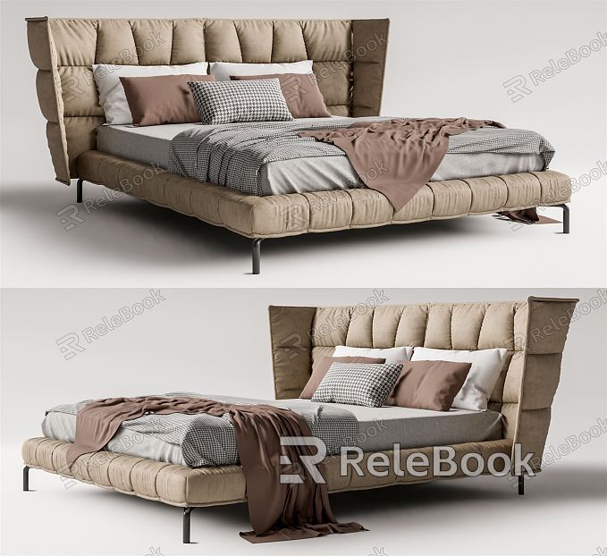 Modern Double Bed model