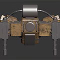 Modern Robot Warrior Mechanical Combat Police Mechanical Armor 3d model