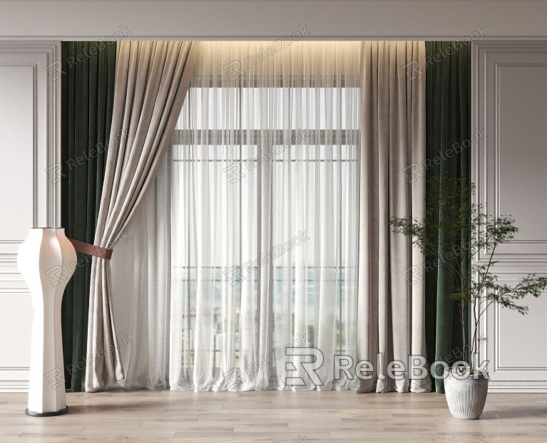 Modern Curtains model