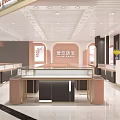 Elegant Jewelry Store Interior With Glass Display Cases And Modern Counter Design