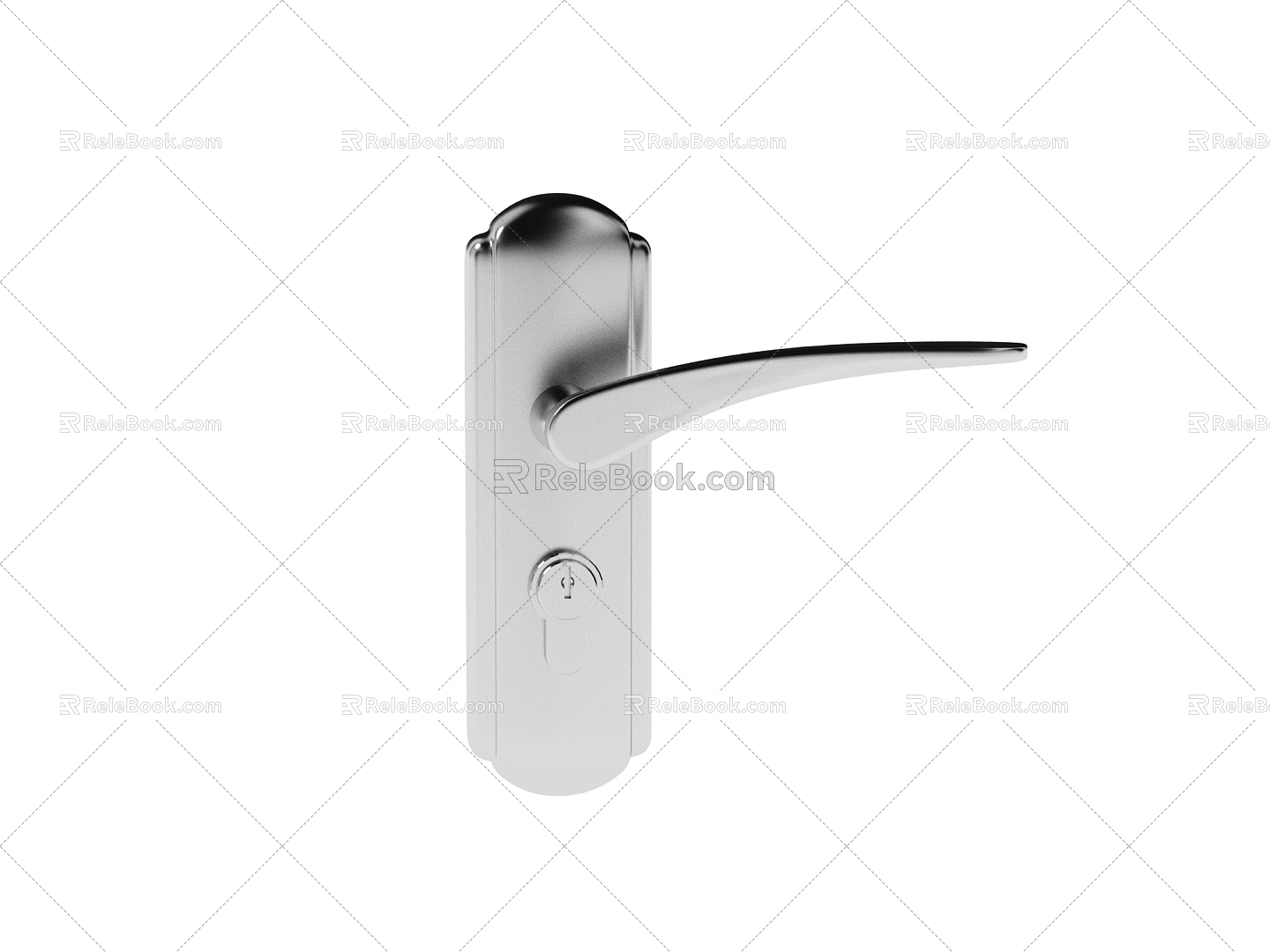 Modern Door Handle 3d model