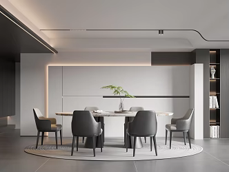 Modern Restaurant 3d model