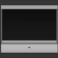 Opened Shiny Metallic Box Containing Square Item on Dark Background