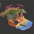 Monkey Mountain Monkey Cartoon Monkey Anime Monkey Stylized Monkey Fantasy Style Monkey 3d model