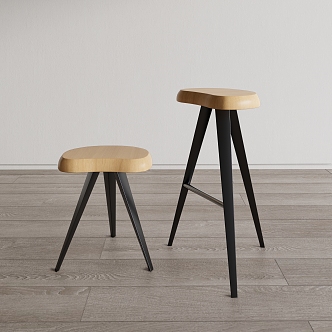 Modern Cassina Bar Stool 3d model