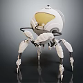 Modern robot machine crab machine crab 3d model