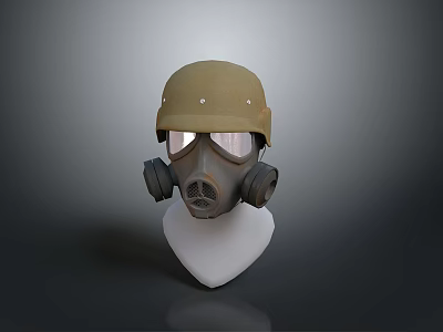 Gas Mask Science Fiction Gas Mask Gas Mask Respirator Breathing Mask Biochemical Mask Science Fiction Mask 3d model