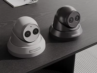 Modern security surveillance camera spherical camera monitor 3d model