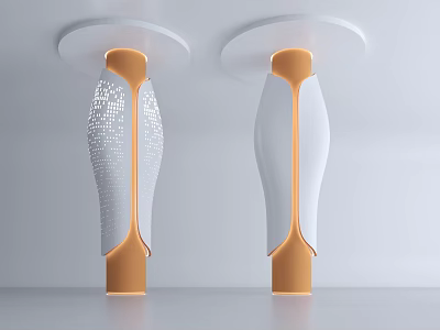Modern Decorative Column Special-shaped Decorative Column 3d model