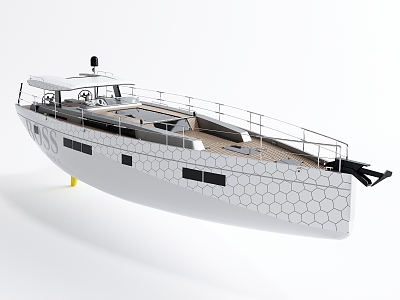 Modern Yacht 3d model