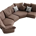 Multiplayer Sofa Antique Multiplayer Sofa 3d model