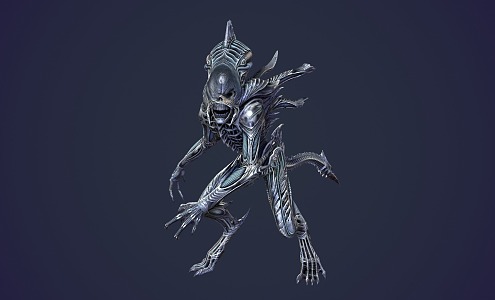 Alien Star Wars Predator Zombie Skeleton Monster 3d model