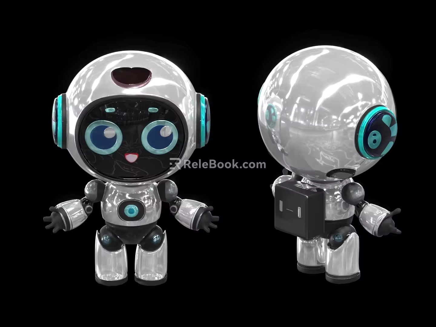 Intelligent robot AI robot sci-fi robot digital human 3d model