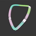 Stylish Silver Necklace with Polished Chain Link Design Fashionable Metal Jewelry Accessory