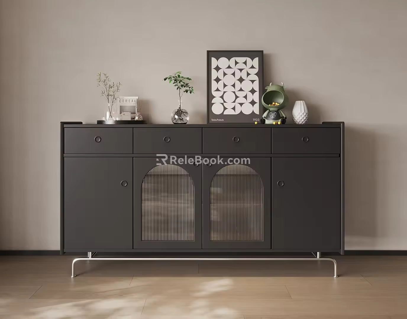 Modern Side Cabinet 3d model