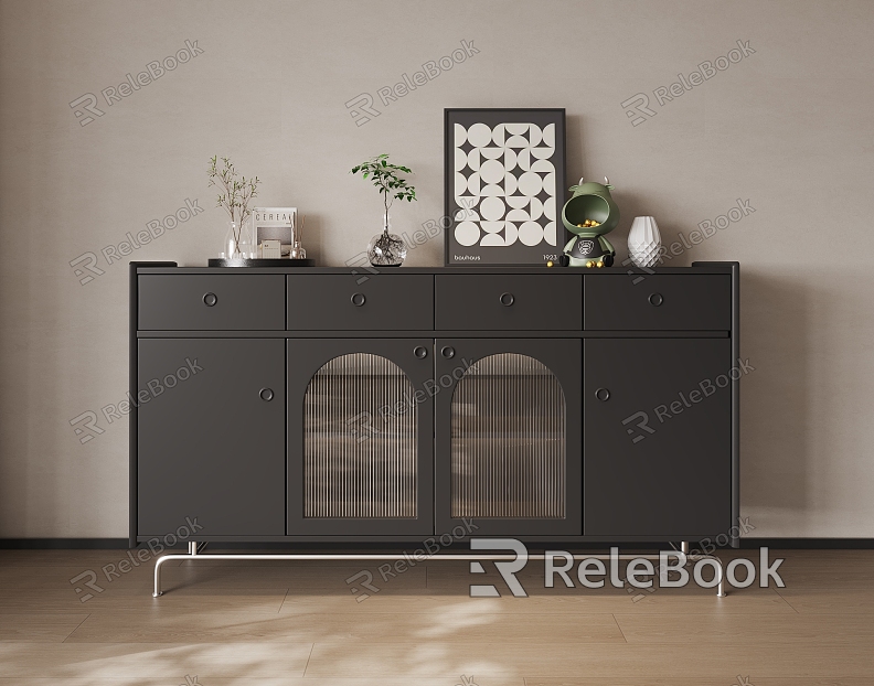 Modern Side Cabinet model