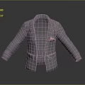 Elegant Gray Men's Blazer With Open Front And Decorative Pocket Accessory