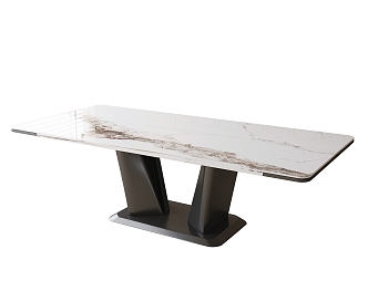 Modern Dining Table Desk Tea Table 3d model