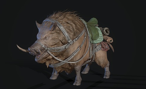 Boar Wild Boar Beast 3d model