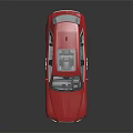 Red Luxury SUV With Panoramic Sunroof Shiny Exterior And Alloy Wheels