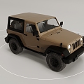 Hyundai car buggy jeep 3d model