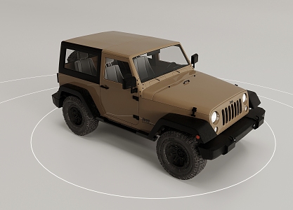 Hyundai car buggy jeep 3d model